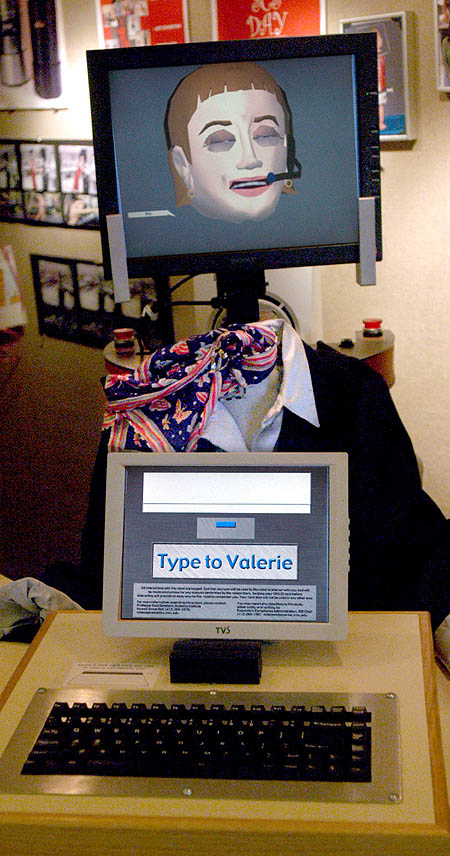 Just ask Valerie: New roboreceptionist greets visitors at CMU's computer science department Just ask Valerie: New roboreceptionist greets visitors at CMU's computer science department