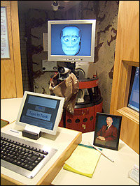 Robot Receptionist Dishes Directions and Attitude Robot Receptionist Dishes Directions and Attitude